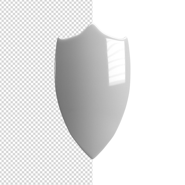 Close-up no escudo isolado Premium Psd