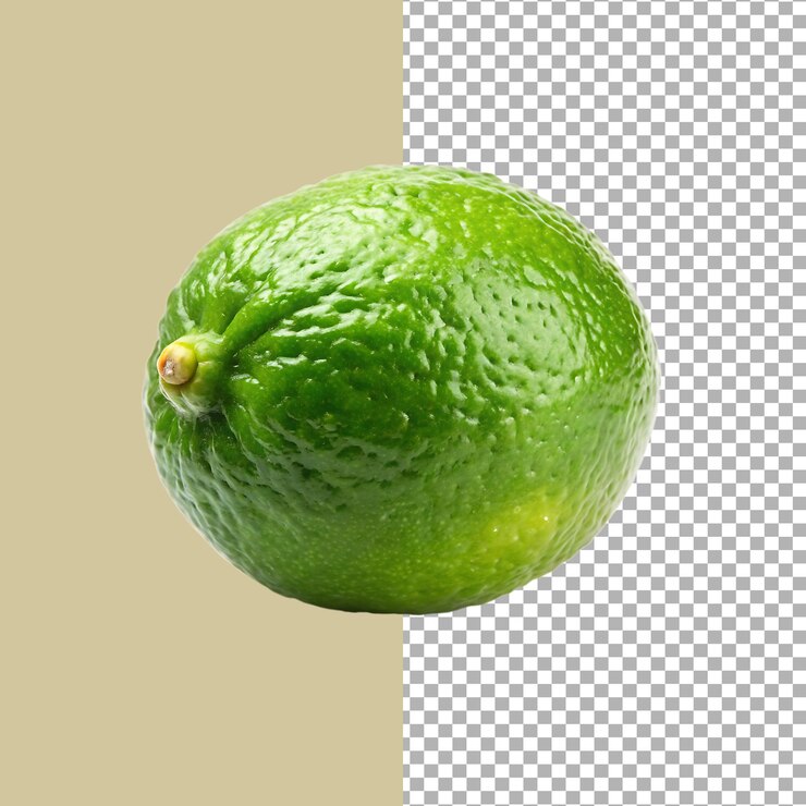 Close-up of a Fresh Ripe Lime
