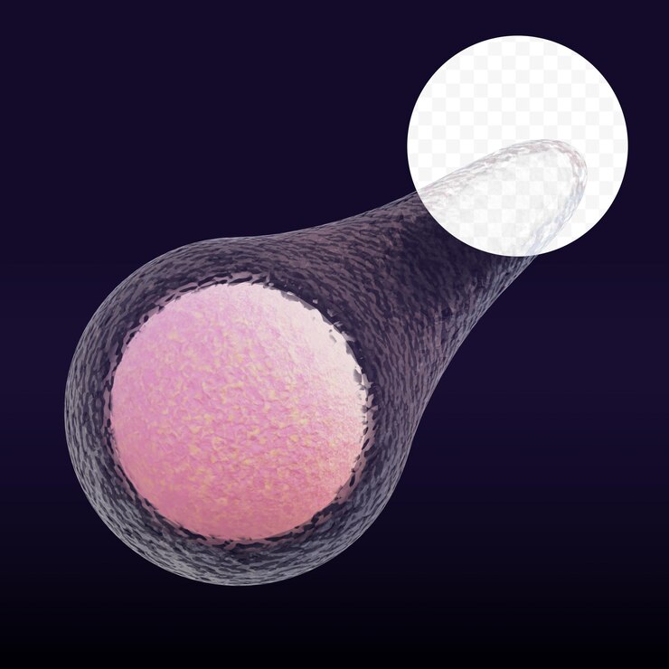 PSD clostridium tetani 3d ilustração imagae
