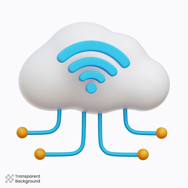 Cloud-Computing-3D-Darstellung