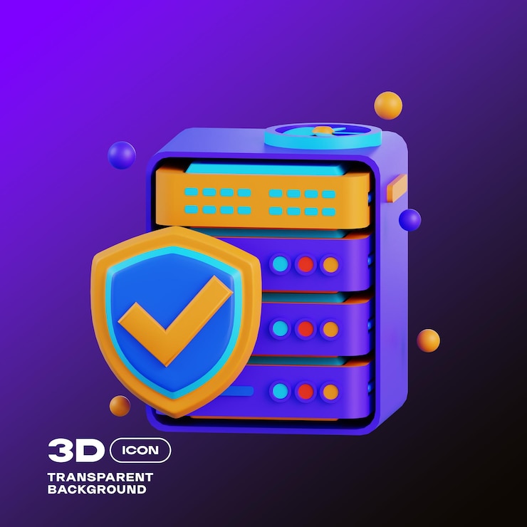 PSD cloud computing 3d icon png template