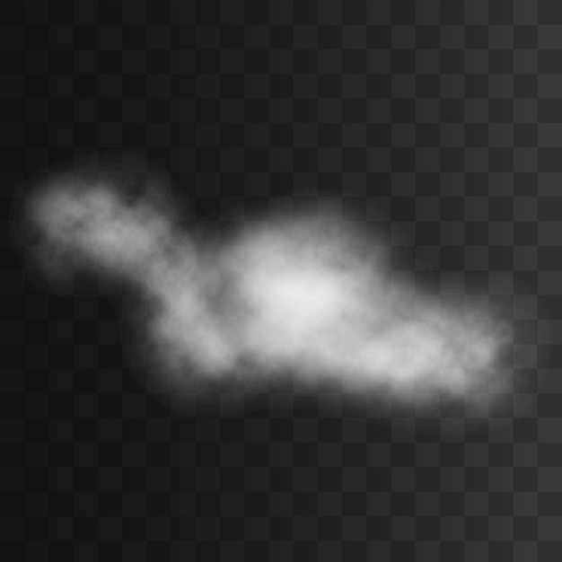 Cloud png isolado em um fundo transparente