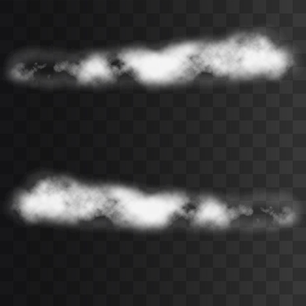 PSD cloud png isolated on a transparent background