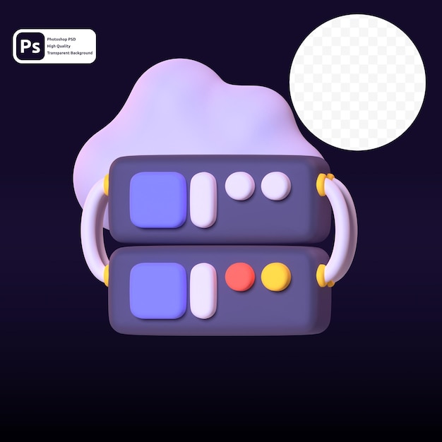Cloud Server en renderizado 3d para presentación web de activos gráficos u otros
