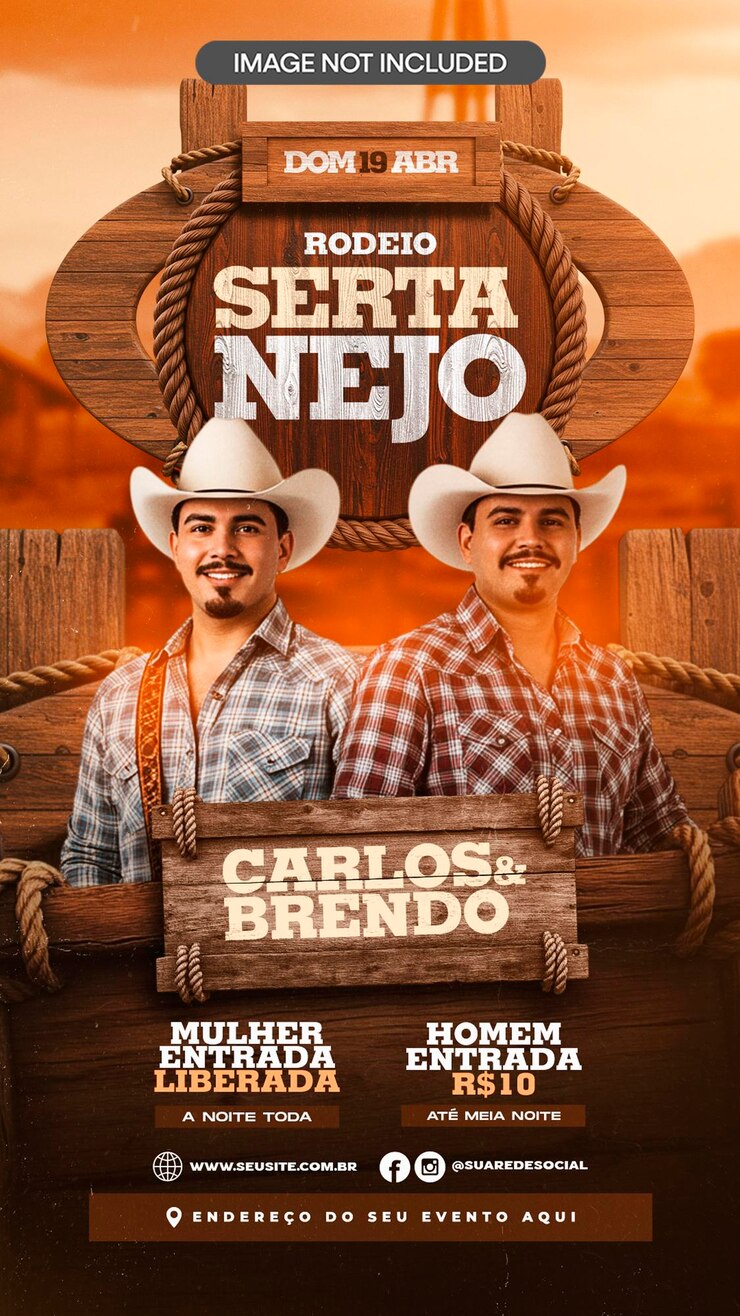 PSD club event country flyer história do cartaz