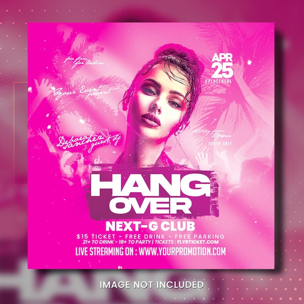 Club flyer vorlage