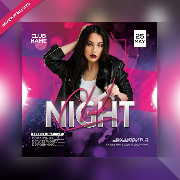 Club Nacht Party Flyer