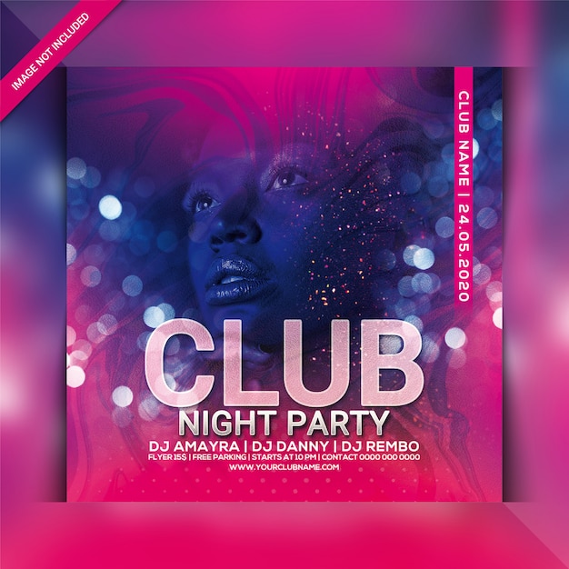 Club Nacht Party Flyer