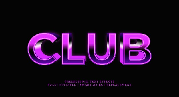Club-Texteffekt