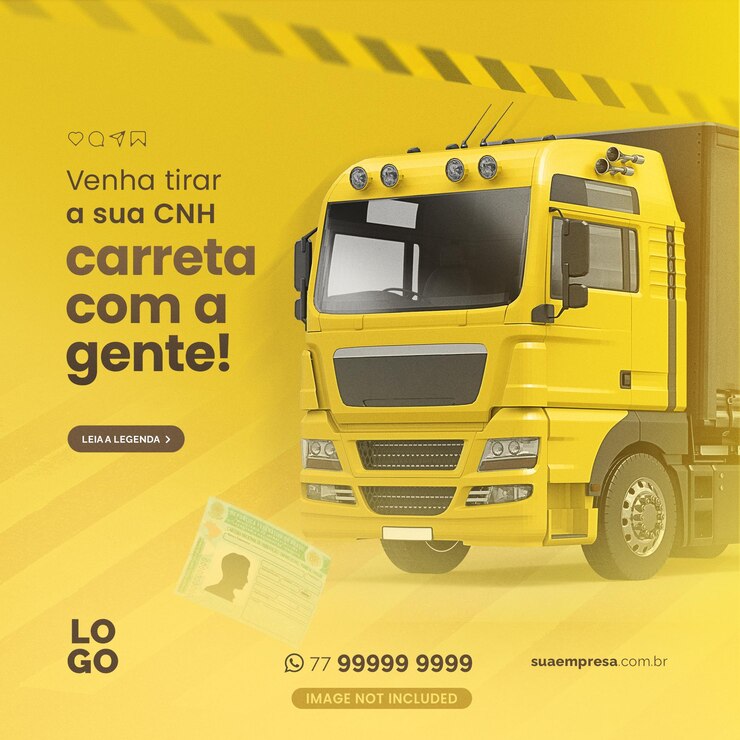 PSD cnh auto escola mídias sociais auto escola