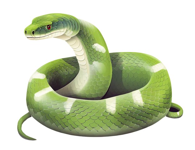 PSD cobra de ilustração