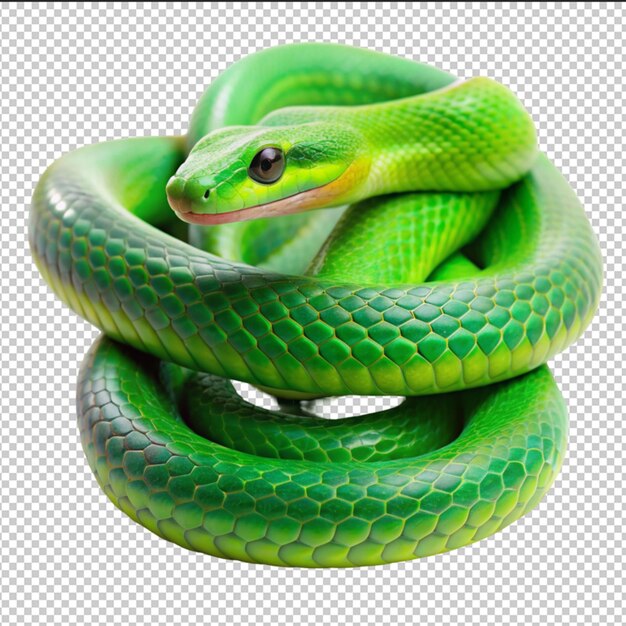 PSD cobra em fundo transparente