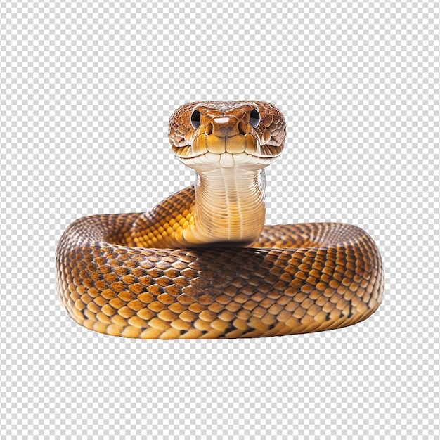 PSD cobra isolada em fundo transparente