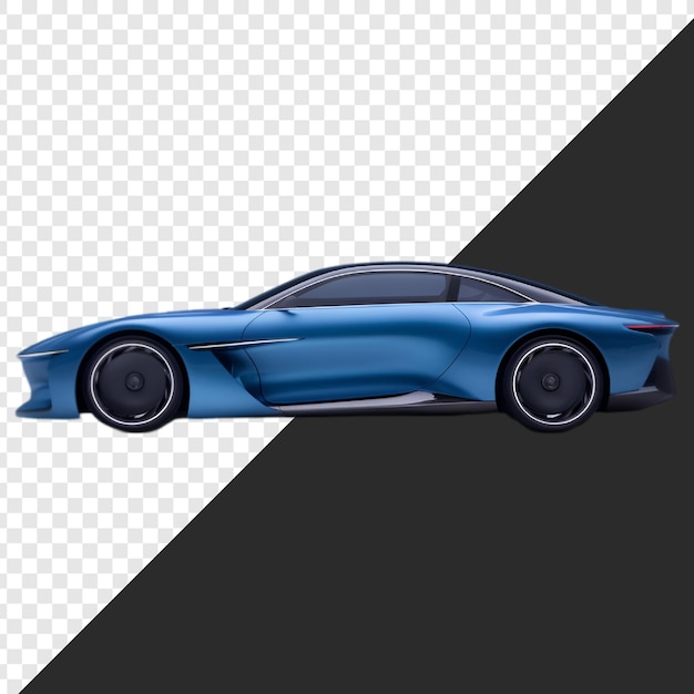 coche aislado sobre un fondo transparente