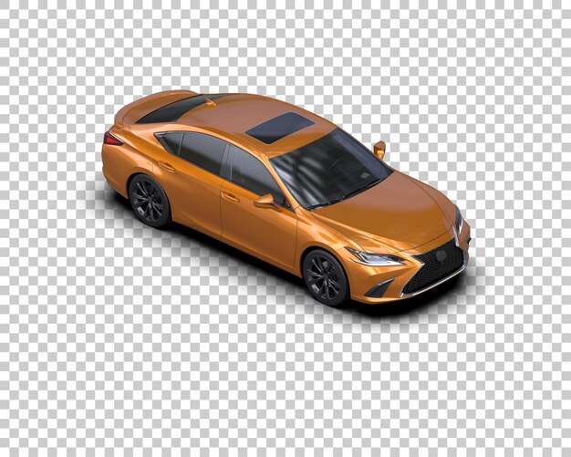 un coche amarillo con la matrícula número 3