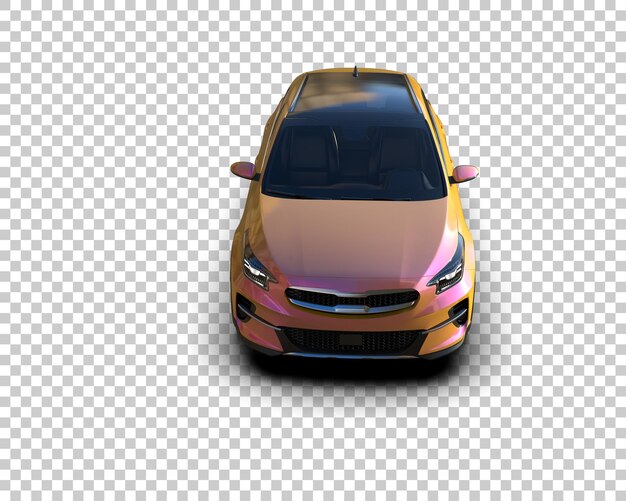 un coche amarillo con la matrícula número 56998