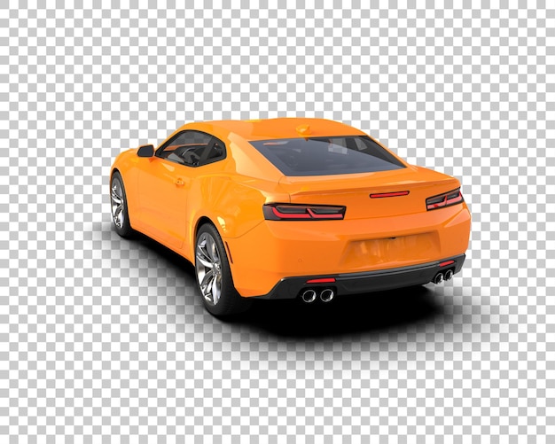 un coche amarillo con la matrícula número 666