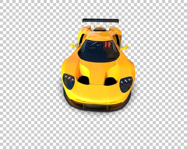 un coche amarillo con el número 2 en el frente