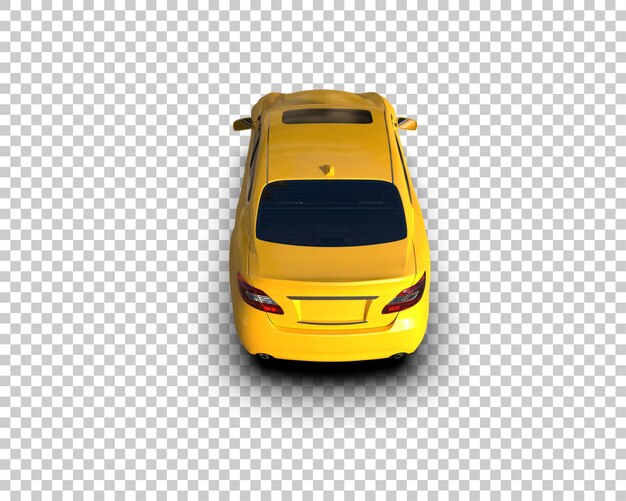 un coche amarillo con el número 2 en la parte de atrás