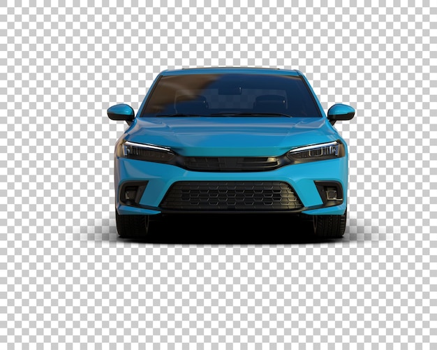 un coche azul con el capó arriba y las luces delanteras en la parte delantera