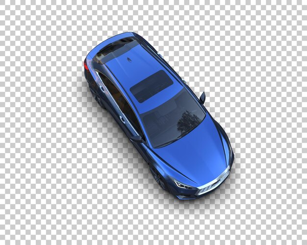 un coche azul con la palabra Honda en el frente