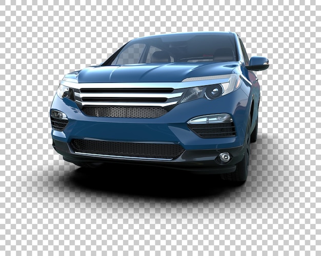 un coche azul con la palabra Toyota en el frente