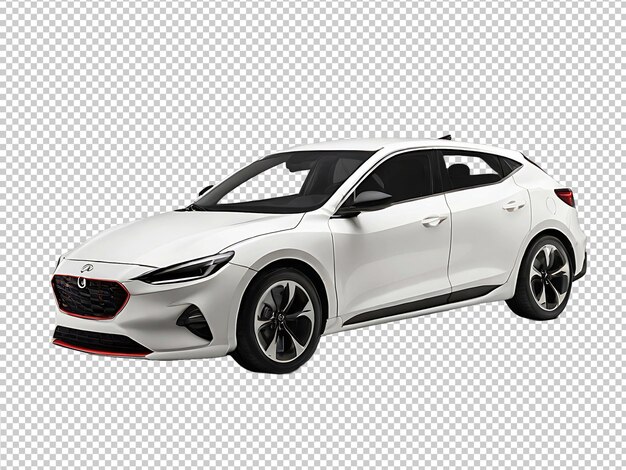 PSD coche blanco png