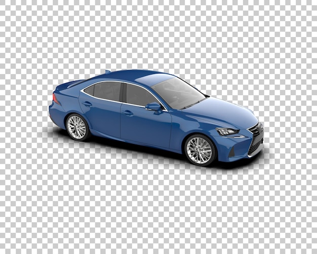 un coche BMW azul con el capó abierto