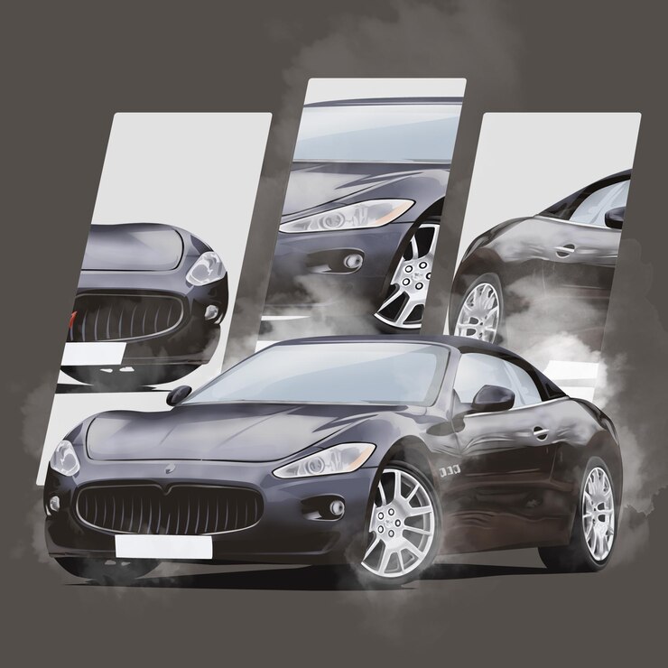 PSD coche de carreras de arrastre aislado para el cartel camiseta impresión elemento de negocio medios sociales
