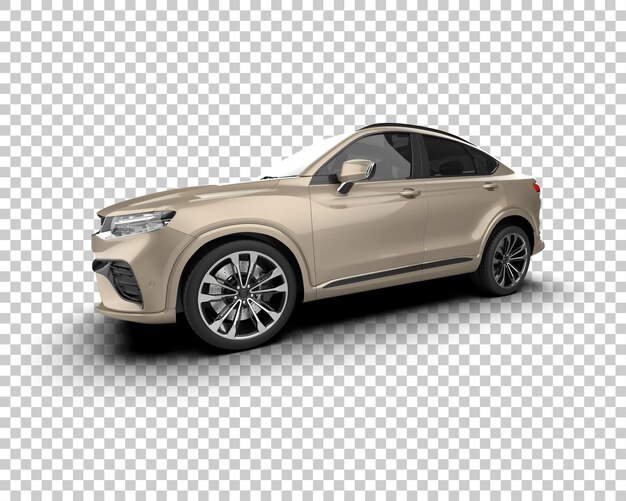 un coche de color marrón con un techo negro y un parabrisas negro