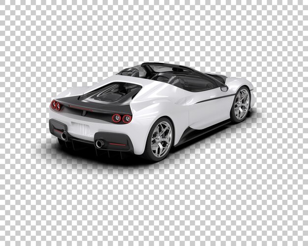 un coche deportivo plateado con la matrícula número 6099