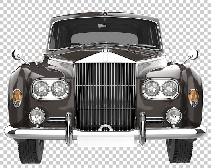PSD coche de lujo sobre fondo transparente. representación 3d - ilustración