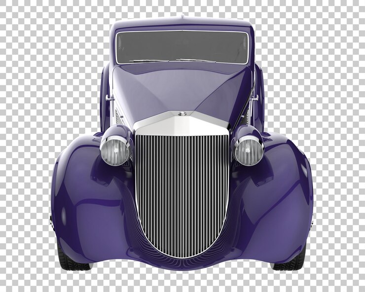 PSD coche de lujo sobre fondo transparente. representación 3d - ilustración