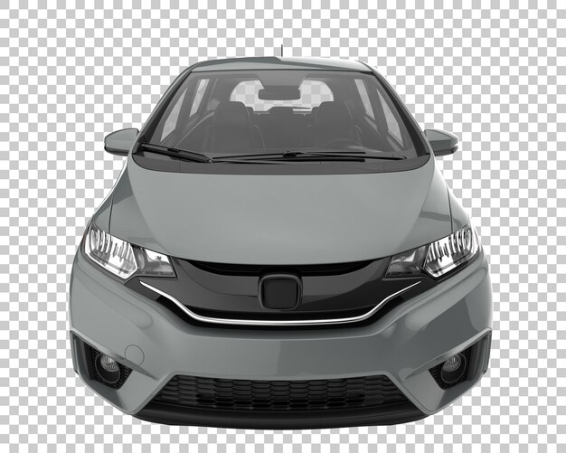Coche moderno sobre fondo transparente. Representación 3d - ilustración
