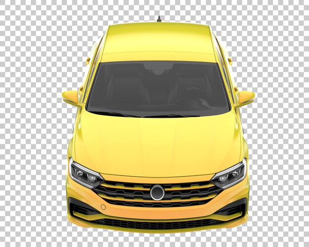 PSD coche moderno sobre fondo transparente. representación 3d - ilustración