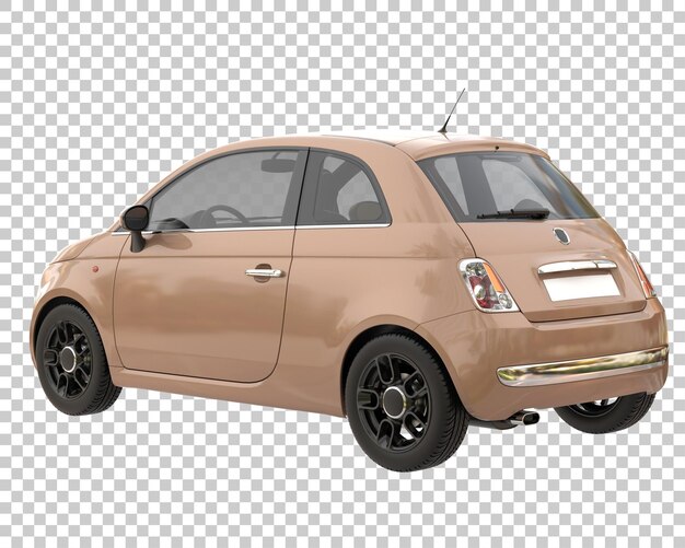 PSD coche moderno sobre fondo transparente. representación 3d - ilustración