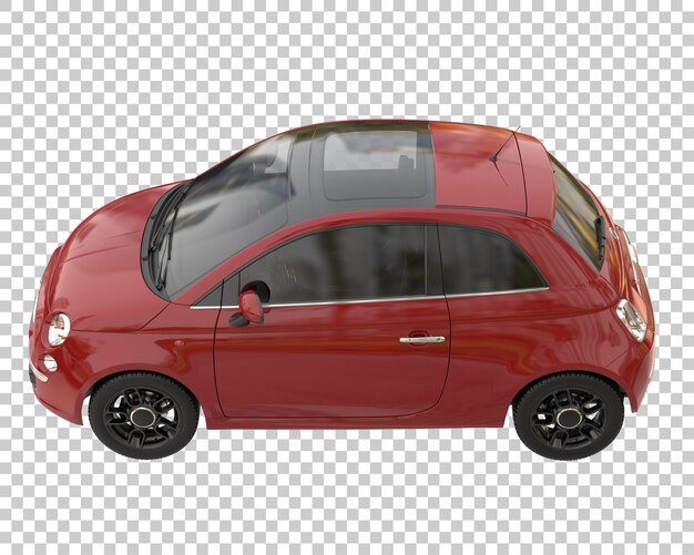 PSD coche moderno sobre fondo transparente. representación 3d - ilustración