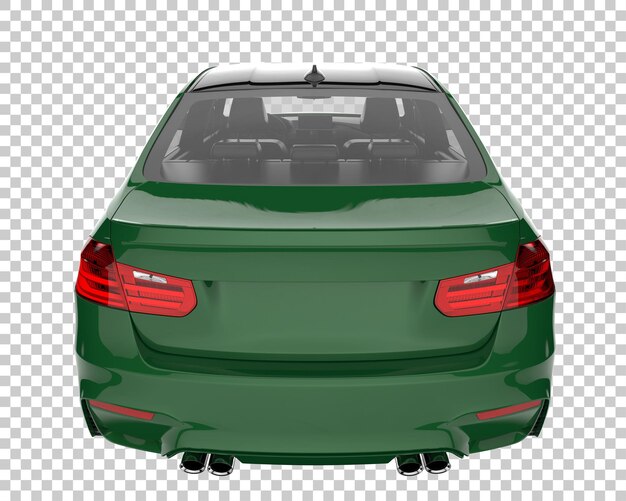 PSD coche moderno sobre fondo transparente. representación 3d - ilustración