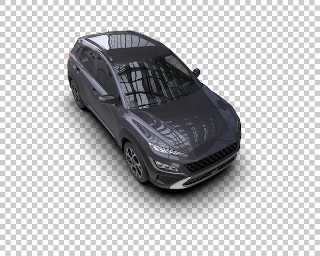 un coche negro con la matrícula número 3 en él