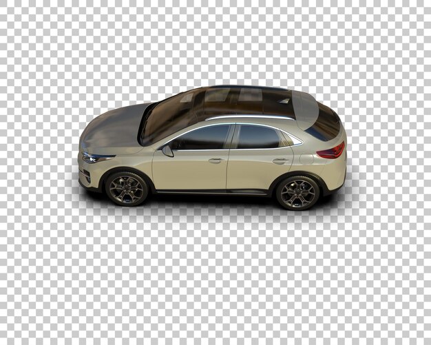 un coche plateado con la matrícula número 3 en el lado