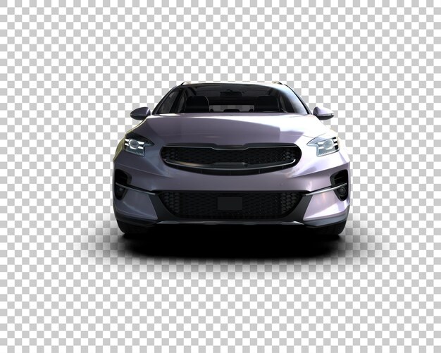 un coche púrpura con la matrícula número 3