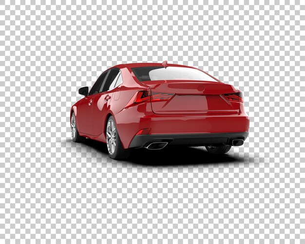 un coche rojo con el capó abierto y la ventana trasera abierta