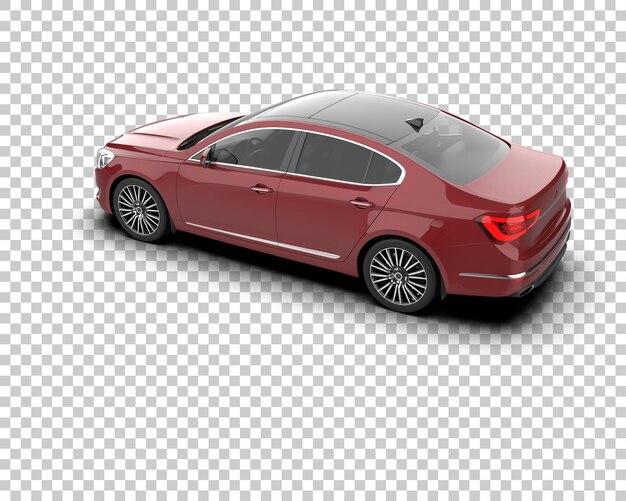un coche rojo con el número 4 en el lado
