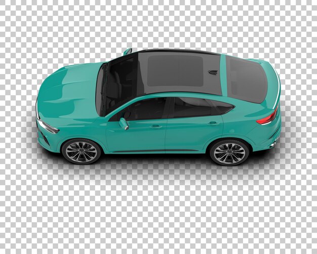 un coche verde con el capó abierto y la puerta abierta