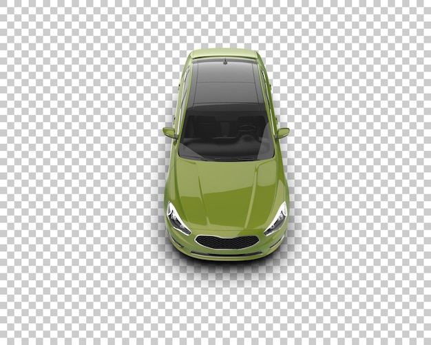 un coche verde con el capó arriba y la parte delantera del capó abierta