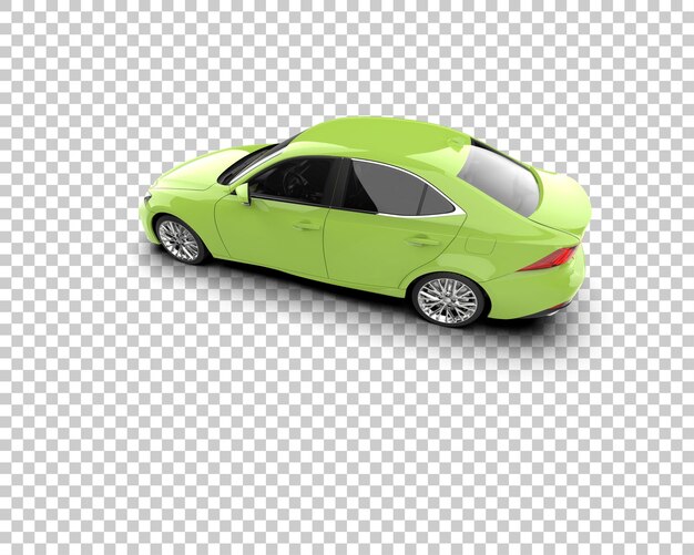 un coche verde con la puerta abierta se muestra con una rueda negra