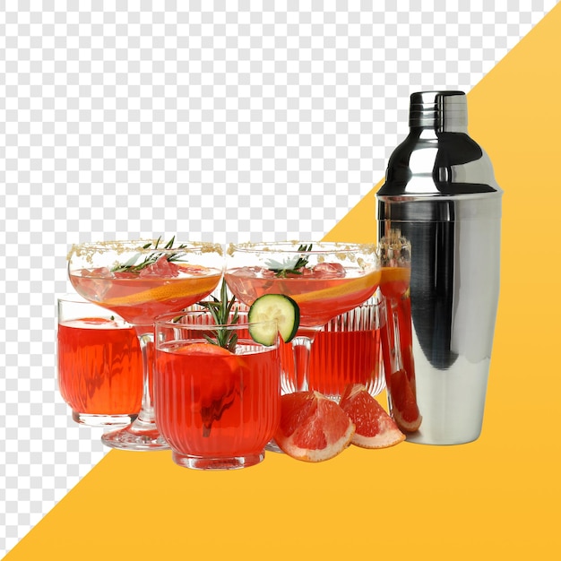 Des cocktails rafraîchissants au grapefruit