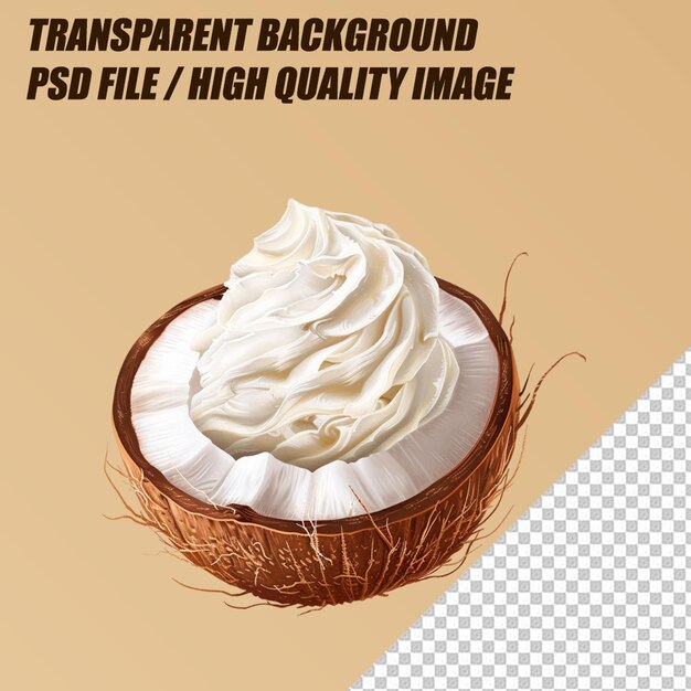 Coco en un fondo transparente PNG
