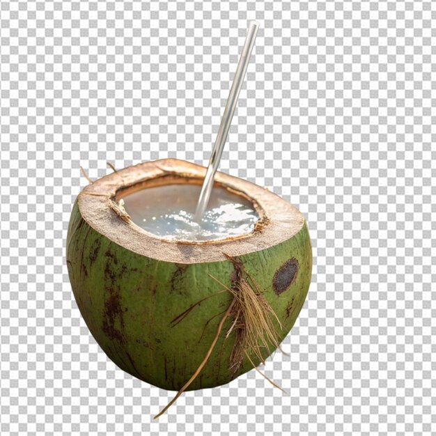 coco con paja de papel