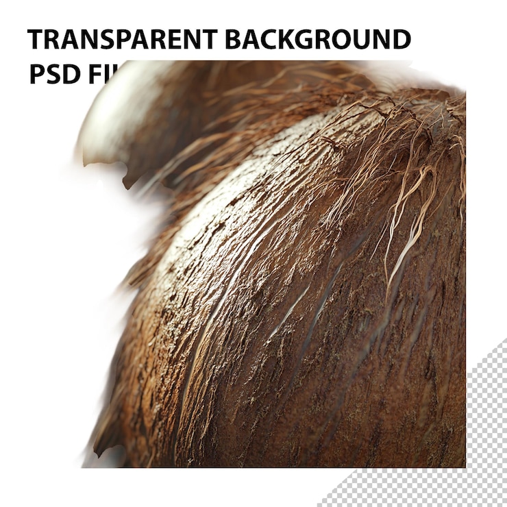 PSD coconut texture image